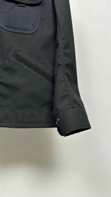 Junya Watanabe MAN Coated-wool Paneled Jacket