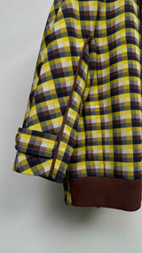 PRADA Plaid Track Jacket