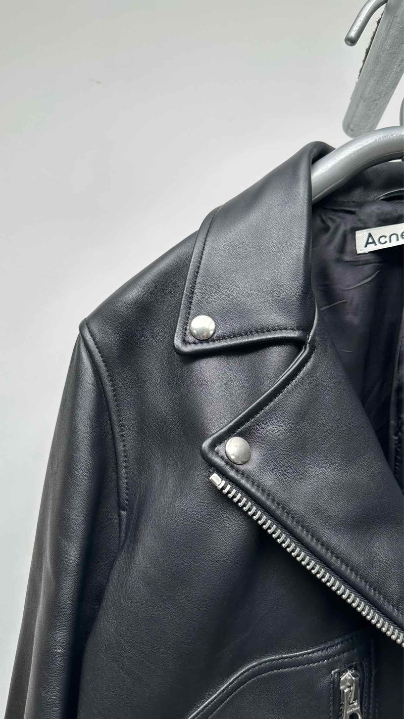 Acne Studios Leather Riders Jacket