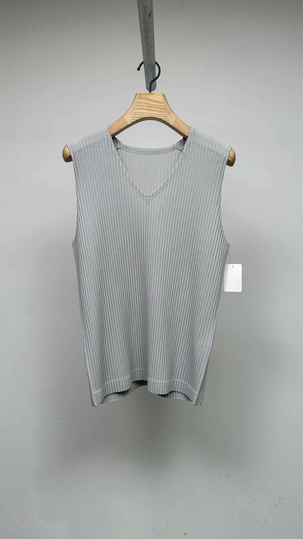 トップス 00SS ISSEY MIYAKE MEN tank top gray L Homme Plisse Pleated Tank Top – TOKIO7
