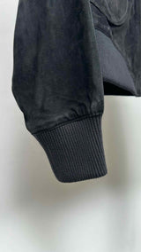 Sportmax Cropped Suede Leather BomberJacket