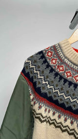 Junya Watanabe MA-1 Sleeve Hybrid Sweater