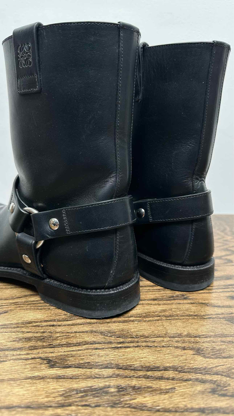 LOEWE Harnes Bikered Boots
