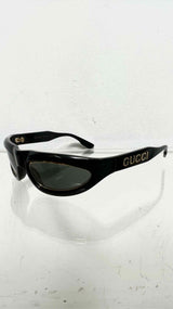 Gucci Metal-rim Cat-eye Mask Sunglasses