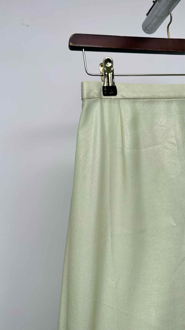 AURALEE Foil Printed Silk Long Skirt