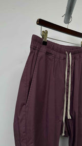 Rick Owens Drop-crotch Drawstring Easy Pants