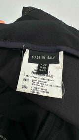 Marithé + François Girbaud Belted Side Pin-stripe Wide Pants