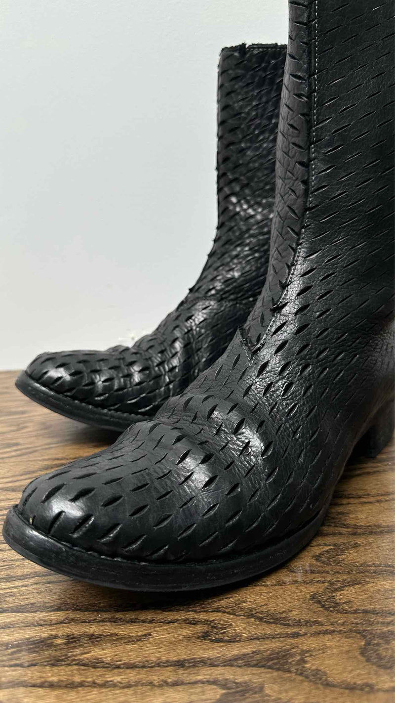 Carol Christian Poell Laser-Cut Tornade-Zip Boots
