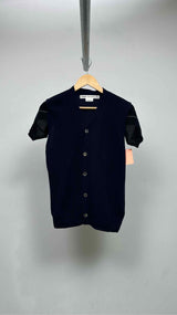 Comme Des Garcons S/S Check-sleeve Cardigan