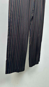 Dries Van Noten Stripe Satin Easy Pants