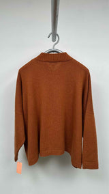Eskander Oversized Wide V-neck Cashmere Sweater