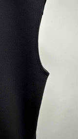 Saint Laurent N/S Leather-hybrid Sweater Top