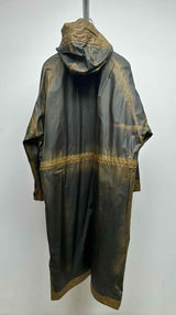 Stone Island Mussola Gommate Longline Hooded Water-resistant Coat