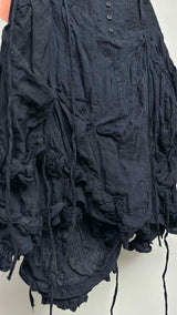 MarithÃ© + FranÃ§ois Girbaud Crinkle Ruffled Skirt