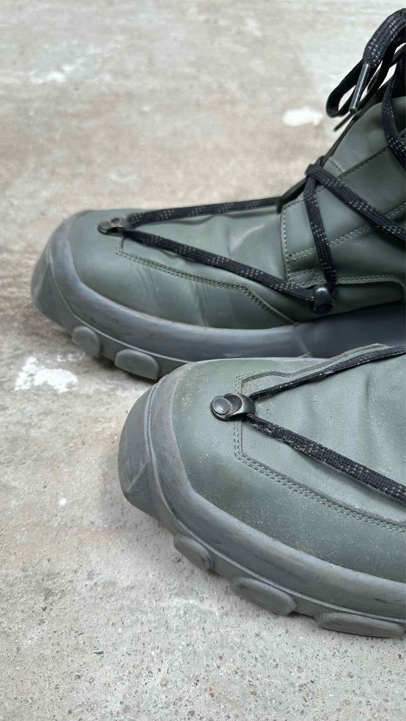 Rick Owens Pentagon Tractor Hiking Boots