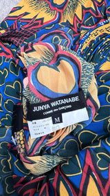 Junya Watanabe N/S Asymmetrical Pleated Printed Dress