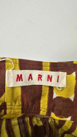 Marni Stripe/Dot Pencil Skirt