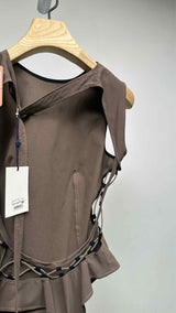 Jacquemus Le Body Marrone Bodysuit