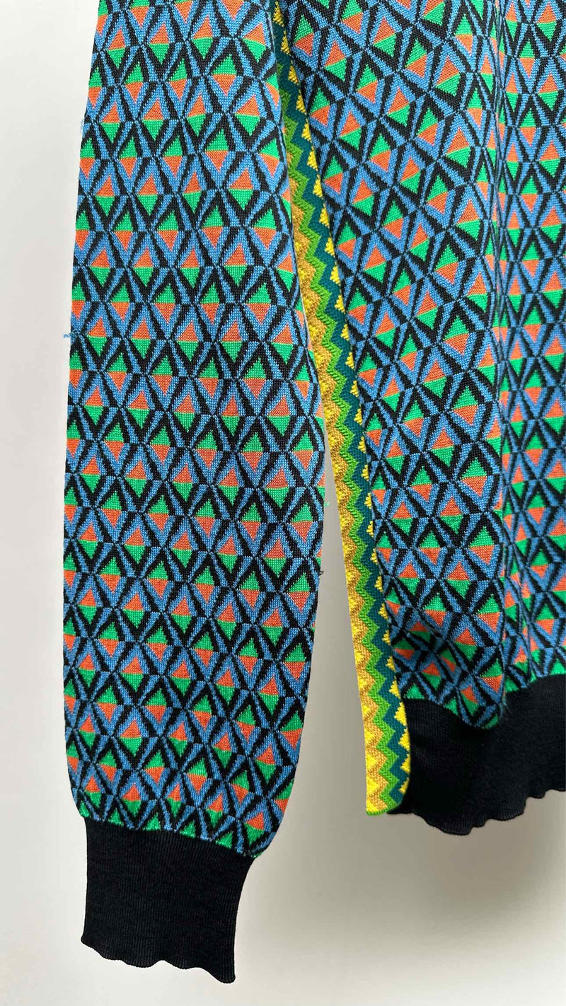 PRADA High-neck Geometric Sweater