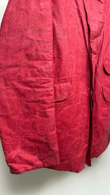 Paul Harnden Crinkled Waxed Mac Jacket
