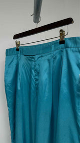 Yohji Yamamoto Pour Homme Plaid Wide Nylon Pants