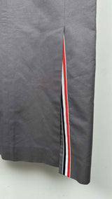Thom Browne 4Bar Back-slit Long Skirt
