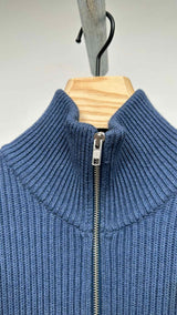 Margiela Zip-up Rib-knit Ariners Vest