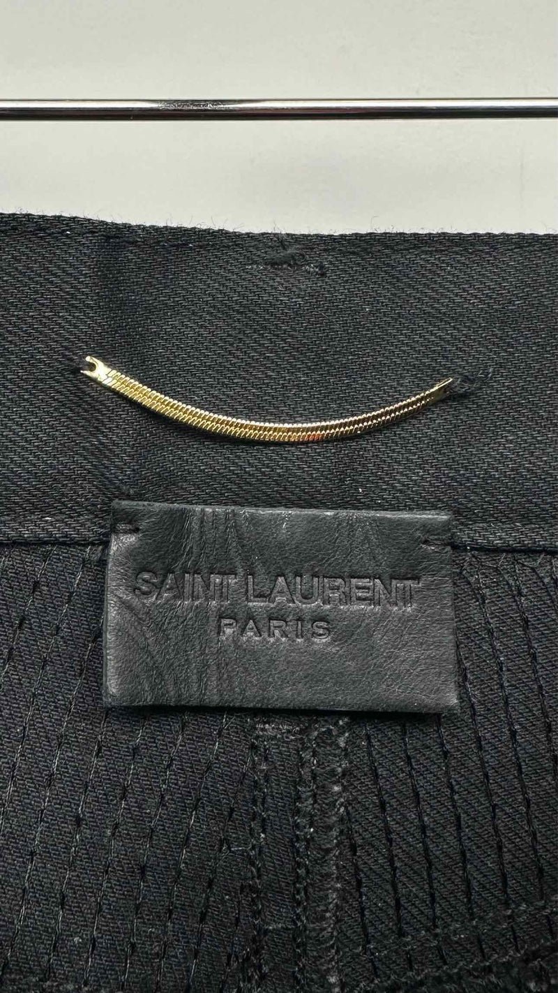 Saint Laurent Sequin Boot-cut Jeans