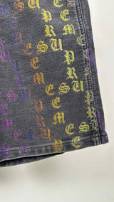 Supreme Gradient Jacquard Denim Shorts