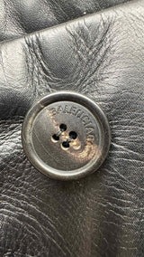 Balenciaga Double-breast Leather Short Coat