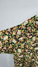 Marni S/S Floral Satin Bowling Shirt