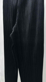 Pleats Please Velvet Pleated Pants