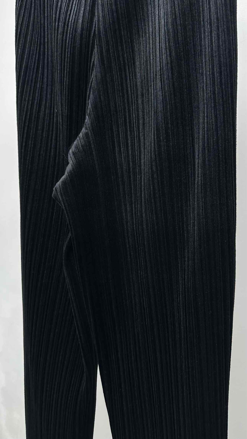 Pleats Please Velvet Pleated Pants
