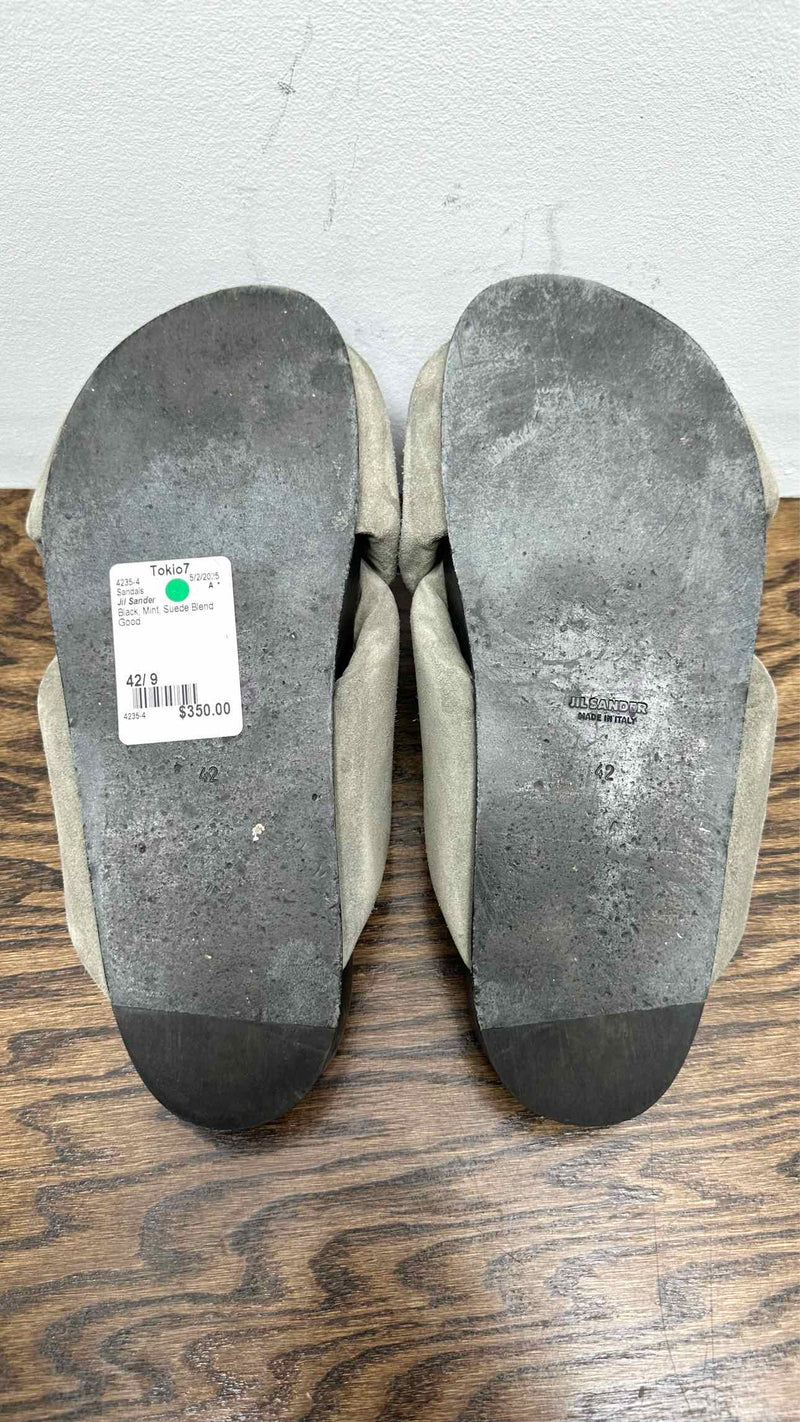 Jil Sander Suede Wrapped Sandals