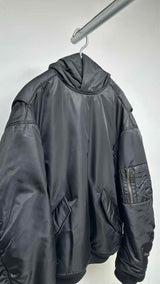 Balenciaga Pullover Hooded MA-1 Bomber Jacket