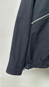 Sacai X Thomas Mason Zip-up Poplin Shirt