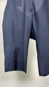 Margiela Artisanal Cropped Pin-stripe Pants