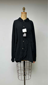 Black Comme Des GarÃ§ons Front-detailed Shirt