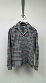Bode Centennial Plaid Wool Shirt