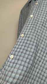 Arts & Science S/S Plaid Linen Shirt