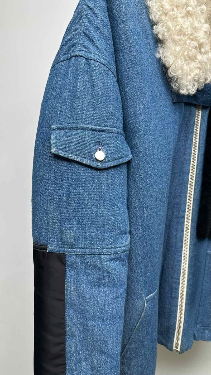 Sandy Liang Fur-lining Citroen Coat