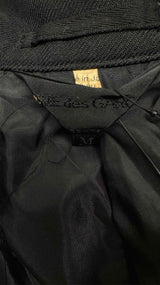 Comme Des Garcons Back-bow Corset Blazer Jacket