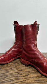 GUIDI Flat Zip Boots