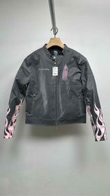 Who Decides War Quilted-lining Painted Workers Bomber Jacket