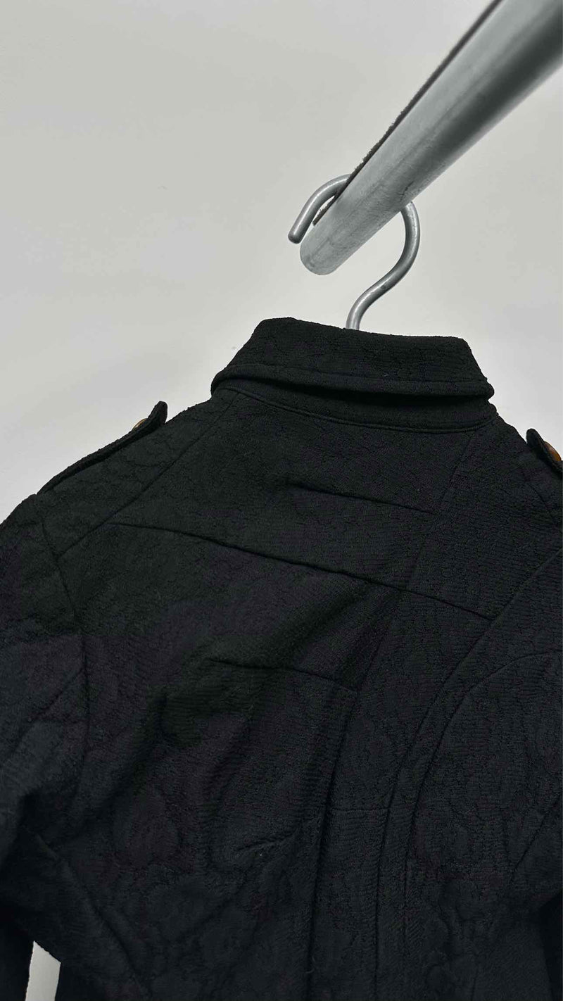 Comme Des Garcons Jacquard Military Jacket