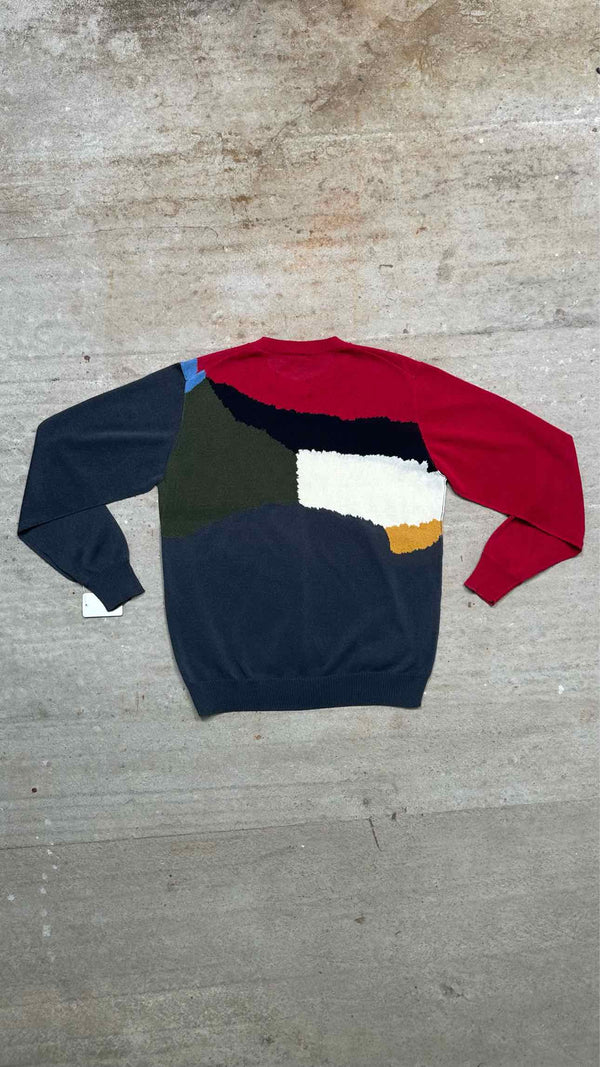 Undercover Color Blocking Light Sweater