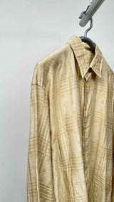 Giorgio Armani Plaid-jacquard Satin Shirt