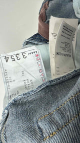 Sacai Zip-detailed Belted Jeans