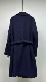Yohji Yamamoto Pour Homme Double-breast Tweed Wrap Coat