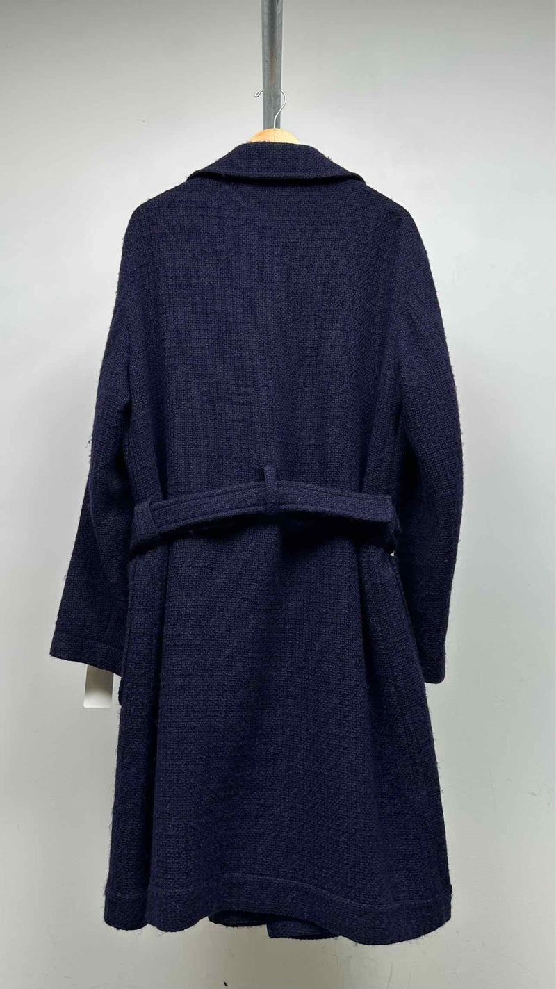 Yohji Yamamoto Pour Homme Double-breast Tweed Wrap Coat
